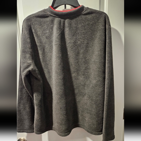 Vintage Dark Grey Disney Mickey Mouse Fleece Sweatshirt- Size XL - Picture 3 of 3